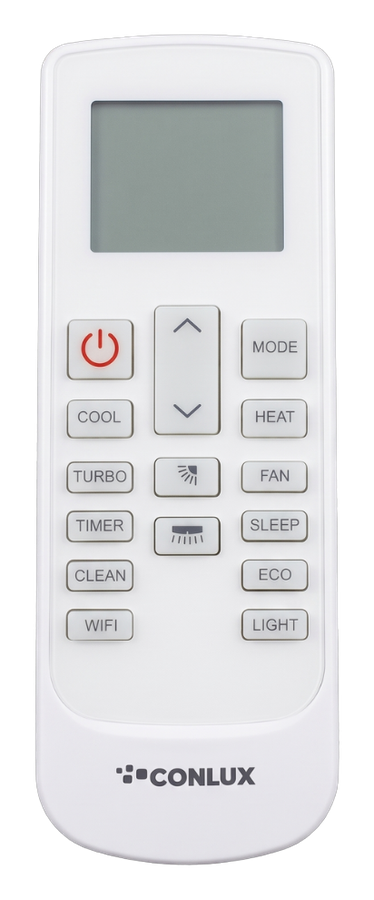 Controle Conlux Max, modelo com botão WIFI